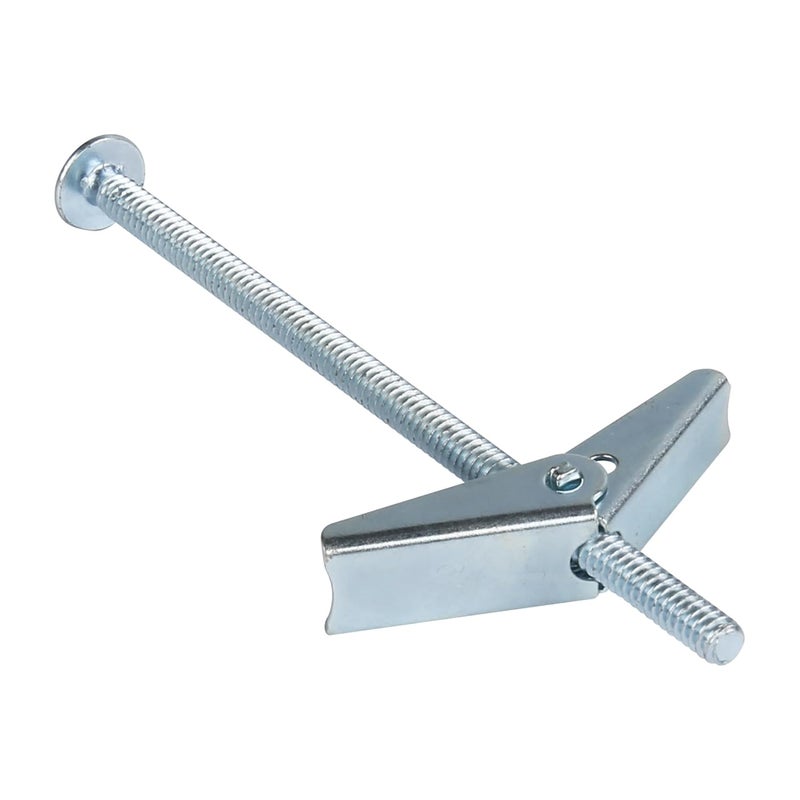 HASWARE Toggle Bolt Zinc Plated Steel and Wing Nut for Hanging Heavy Items on Drywall 3/16x4 (12 Pack) - Image 1